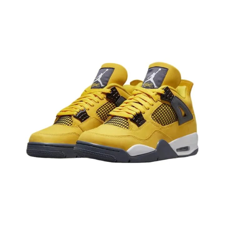 Air Jordan 4 Retro Lightning 2021 Tour Yellow White Dark Blue Grey