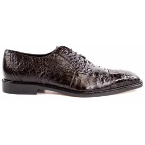 Belvedere Onesto Brown Genuine Ostrich & Crocodile  Men's Oxford