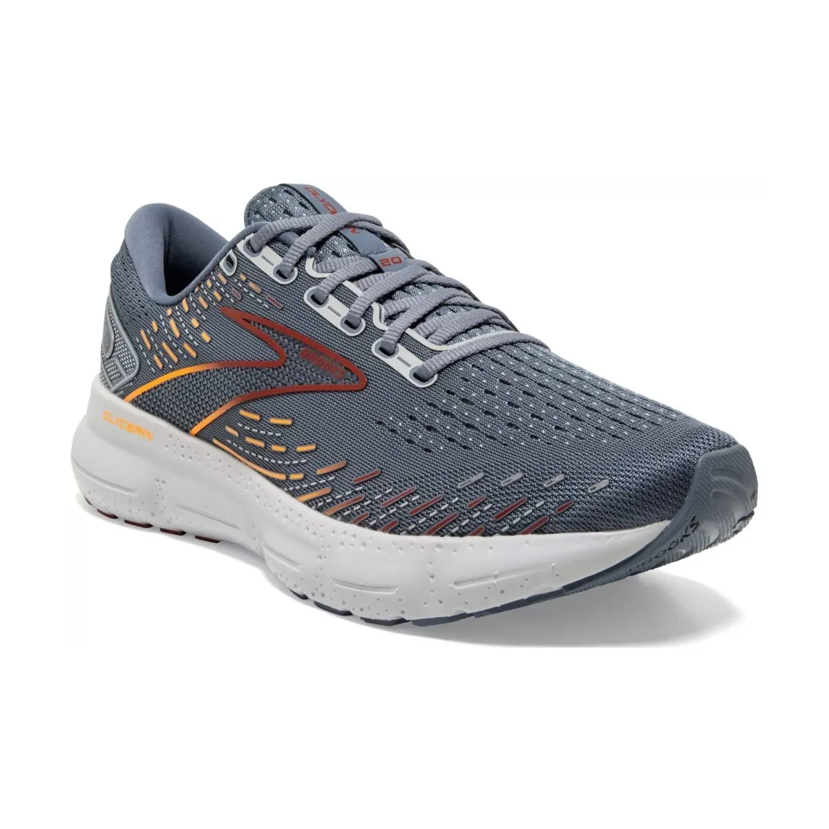 Brooks Men's Glycerin 20 Grey/Orange