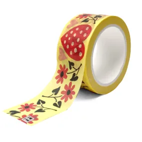 Daisy Hearts Yellow Washi Tape