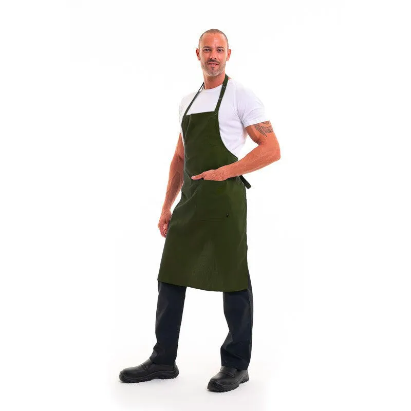 Dax Olive Unisex Kitchen Apron - ROBUR