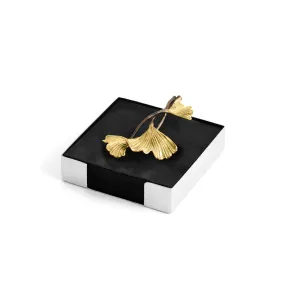 Golden Ginkgo Napkin Holder