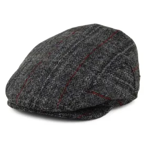 Harris Tweed Loch Alsh Flat Cap - Grey Multi