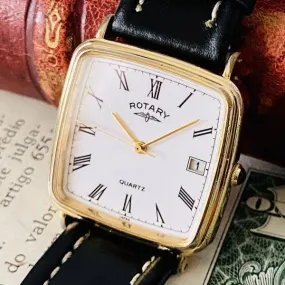 Luxury Watch Rotary 90s Mens Womens Analog Watches Switzerland UK