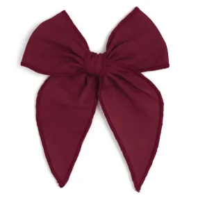 Party Girl Bow - Burgundy