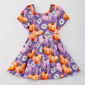 PUMPKIN PURPLE DRESS